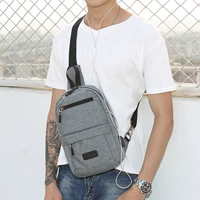 Трендовая нагрудная сумка, водонепроницаемая модная сумка на одно плечо для отдыха, небольшая сумка, коллекция 2023, ткань оксфорд, в корейском стиле