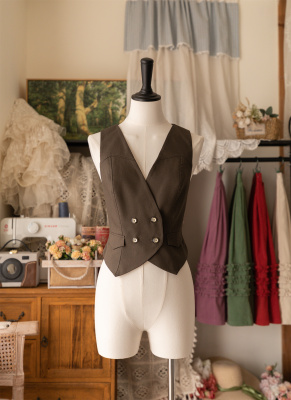 taobao agent Genuine autumn elegant retro classic vest, V-neckline