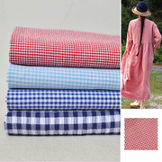 NEW Cổ Điển màu đỏ và trắng bong bóng nhỏ vải mùa xuân và mùa hè phần mỏng handmade DIY áo váy đồ ngủ vải bọt