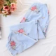 Quần cotton mỏng, đồ ngủ mùa xuân và mùa hè quần chống muỗi Quần nhà nữ quần cotton nam chân kín miệng mềm mại và thoải mái - Quần tây