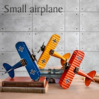 Металлическая ретро кофейная модель самолета, креативное украшение