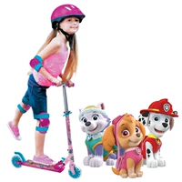 Có thể gập lại có thể điều chỉnh cao và thấp đích thực Disney dog ​​tuần tra 2 bánh xe scooter xe đẩy em skateboard hợp kim nhôm xe đẩy em bé