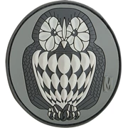 Ngựa đẹp owl Owl Velcro PVC con dấu cao su ba lô dán phù hiệu phụ kiện quần áo