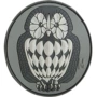 Ngựa đẹp owl Owl Velcro PVC con dấu cao su ba lô dán phù hiệu phụ kiện quần áo 	miếng dán là quần áo