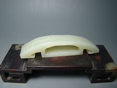 Подвеска для автомобиля 古玉老玉古董古玩杂项文房玩包老真和田玉剑璏笔架包邮