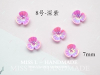 7 мм 8-1 упаковка темно-фиолетового (10)