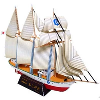 Full 68 lao động thủ công miễn phí mô hình giấy 3D DIY thuyền buồm hơi nước biệt danh mô tả giấy - Mô hình giấy mô hình giấy angry birds	