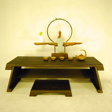 Китайский столик 古琴榻榻米禅意矮桌明清仿古实木便携国学飘窗茶几古琴地台桌炕桌