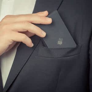 DJIN công nghệ màu đen thiết kế cầm tay wallet hidden tin tiền ví công suất nhỏ lớn thẻ ví bộ bóp nam hàng hiệu