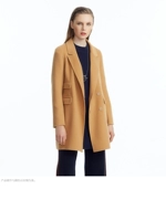 Bay mall rút tủ hai mặt nylon áo khoác nữ 2018 mới dài caramel màu ấm hai mặt áo