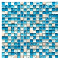 Трехноколорный синий ледяной трещины