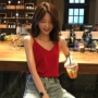 2019 Học sinh Hàn Quốc thả lỏng đơn giản chạm đáy áo dệt kim đan tay Phiên bản Hàn Quốc của áo sơ mi nữ màu trơn - Áo ba lỗ thời trang công sở nữ