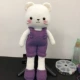 Белая кошка +612 глубокая кофейная одежда
