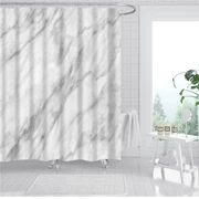 rem nhua Rèm tắm polyester phòng tắm chất lượng cao rèm ngăn cách khô và ướt rèm không đục lỗ rèm dày rèm tắm bằng đá cẩm thạch rèm cuốn pvc rèm cửa bằng nhựa
