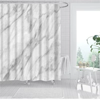 rem nhua Rèm tắm polyester phòng tắm chất lượng cao rèm ngăn cách khô và ướt rèm không đục lỗ rèm dày rèm tắm bằng đá cẩm thạch rèm cuốn pvc rèm cửa bằng nhựa