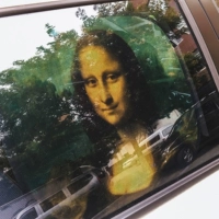 Art Shading Car Sunscreen Изоляционная машина с помощью окна окна боковой окно с конфиденциальностью затенение затенения подделка для творческого украшения автомобиля