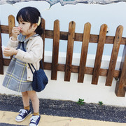 Leobaby trẻ em Hàn Quốc cô gái quần áo váy 2018 mới mùa xuân trẻ em kẻ sọc nữ ăn mặc N