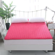 Nệm bông màu đỏ 1,8m nhíp giường 2 mét 2 miếng bọt biển gấp 1,5 tấm đệm ký túc xá sinh viên