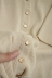 Áo len dáng xòe dáng xòe trung tính của Hàn Quốc áo len đơn cổ chữ V áo len B 2225 áo len tay phồng Cardigan