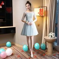 Короткая серая аренда среднего рукава (ручка цветов)