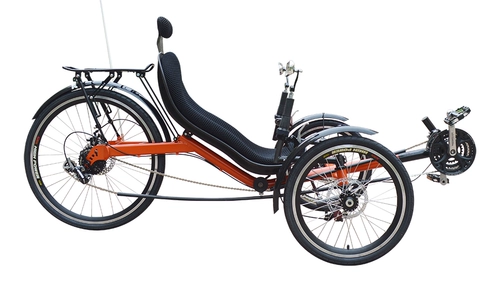 Стеклянная изогнутая трубка, складное кресло, трехколесный лежачий велосипед