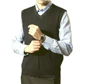 1239-Áo cotton ngoại cỡ cỡ lớn đan áo vest nam Không biến dạng không phai bóng