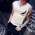 Của nam giới Hàn Quốc phiên bản của vest 2018 mùa hè cá tính in ấn thanh niên Slim loại triều nam cotton dưới mồ hôi vest Lót
