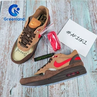 Nike Nike Men's Shoes Air Max1 Clot Kiss Casual Light Rode Roode Dd1870-100
