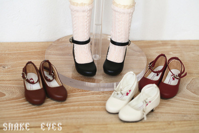 taobao agent BJD daily high -heeled leather shoes flat heels can use casual shoes MSD/YOSD/Giant Baby AS Dragon Soul Soom