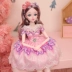 60 cm ngoan ngoãn công chúa búp bê Barbie váy phù hợp với tuba mô phỏng tinh tế hộp quà cô gái đồ chơi cho trẻ em Đồ chơi búp bê