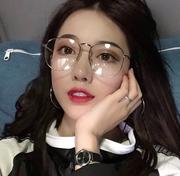 Fei Qiming với cùng một kính khung nam bức xạ kính cận thị nữ không có độ chống ánh sáng màu xanh gương phẳng mắt hipster
