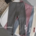 Bông mềm in chữ! Quần áo trẻ em Hàn Quốc 2020 mùa xuân quần legging mới cho nam và nữ quần trẻ em - Quần Quần