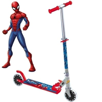 Xuất xứ đích thực xuất khẩu Ý trẻ em scooter 2 bánh xe scooter hai bánh xe đẩy Spiderman và Disney khác xe đạp bé gái