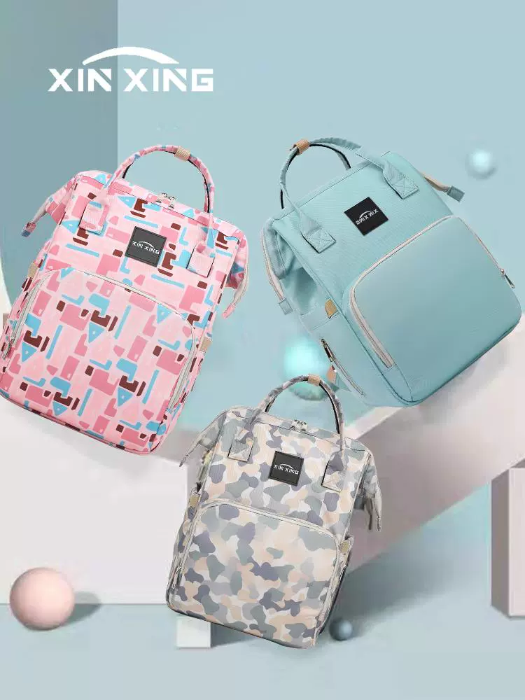 Mummy bag 2019 thời trang đa chức năng nhẹ di động dung lượng lớn mới mẹ và bé ra ngoài ba lô - Túi / túi Baby