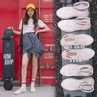 Hip-hop giày của phụ nữ thủy triều 2018 mùa hè sinh viên mới căng thoáng khí Hàn Quốc phiên bản của thể thao hoang dã giày đường phố nhảy cao- đầu giày giày boot nữ cổ cao