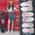 Hip-hop giày của phụ nữ thủy triều 2018 mùa hè sinh viên mới căng thoáng khí Hàn Quốc phiên bản của thể thao hoang dã giày đường phố nhảy cao- đầu giày Giày cao gót