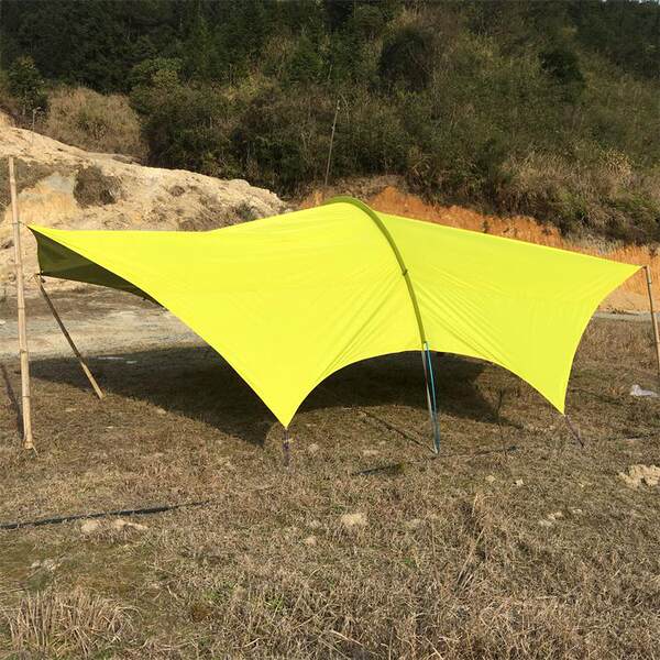 Axemen Tianqiong Shuang расширять негабаритный атриум палатка затенение противо-дождевой MU Clate 6*6 метров можно поставить 2 топ двухместный размещение