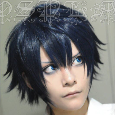 taobao agent [Rabbit Dimension] Green Exorcist Okura COS COS Wigmark Black spot