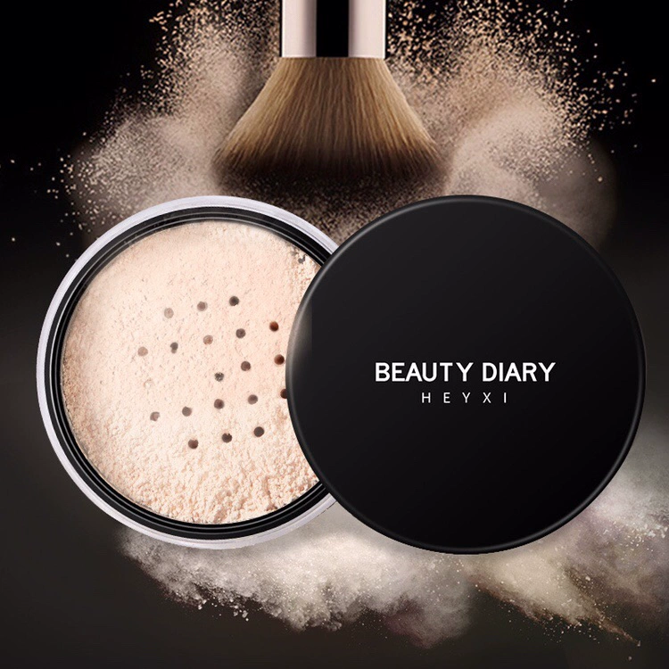 HEYXI Air Makeup Powder Loose Powder Soft Mist No Makeup Naked Makeup No Makeup Oil Control R Concealer 15g Tricolor - Quyền lực