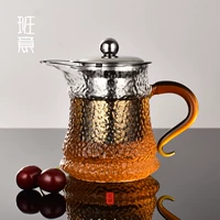Глянцевая чашка со стаканом, мундштук из нержавеющей стали, ручка, ароматизированный чай