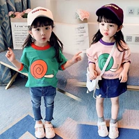Осенняя футболка для девочек, рубашка, хлопковый детский лонгслив, детская одежда, 1-3-6 лет, длинный рукав