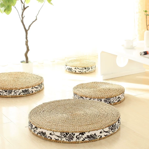 Соломенный коврик для йоги, поролоновая соломенная подушка, увеличенная толщина