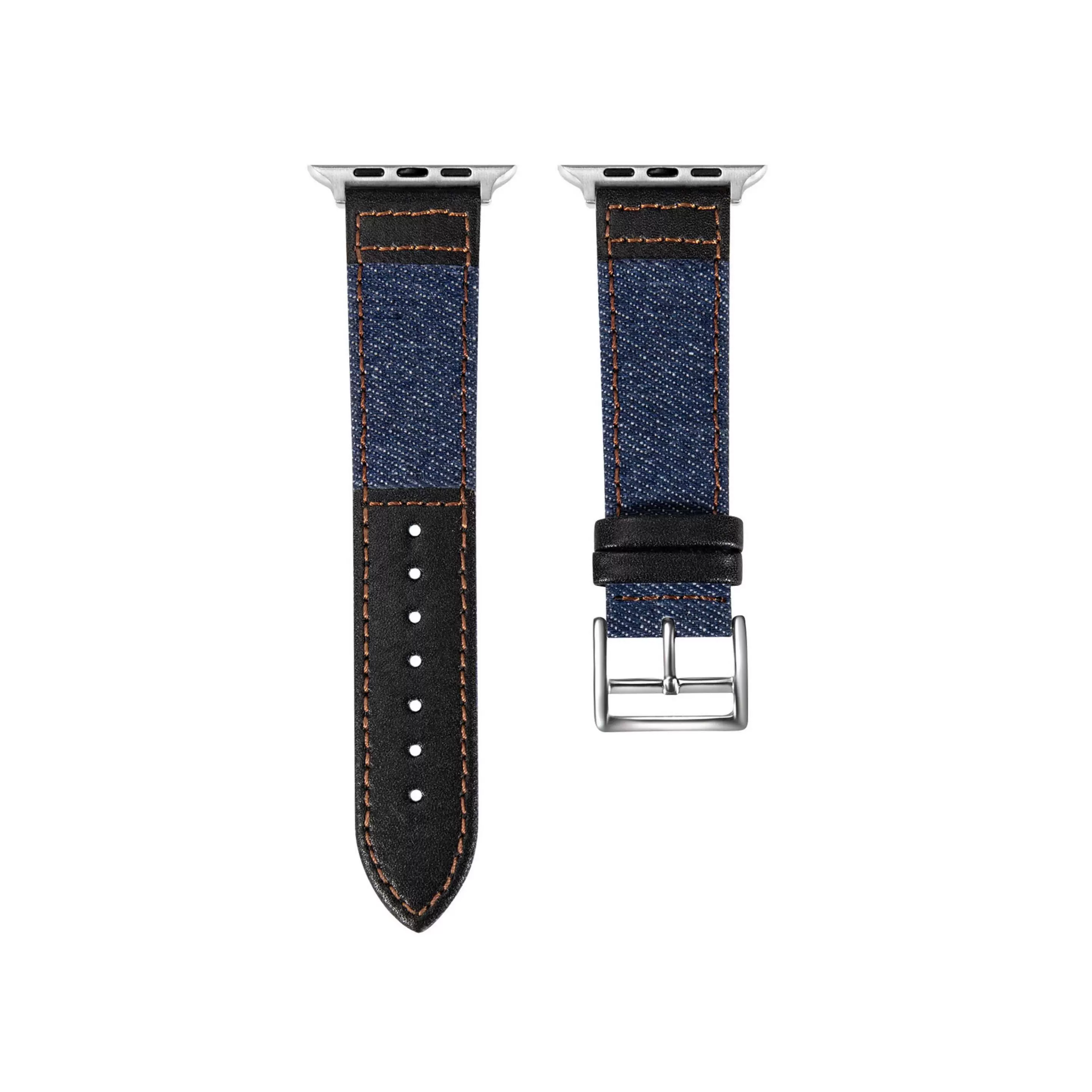 [Подходящий iWatch8 Apple Watch ремешок applewatchse/6543 Худи Мальчик джинсовый ремешок для мужчин и женщин 7 поколение]