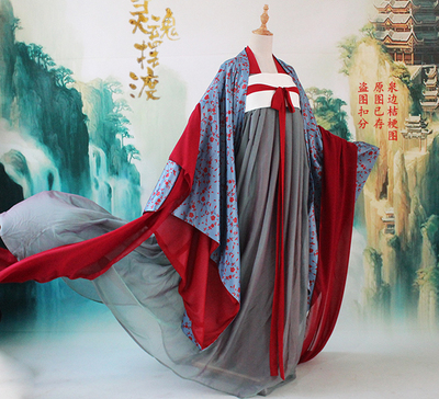 taobao agent The soul ferry Huangquan Sanqi costume film and television the same model Meng Po wedding costume COS Qi breasts skirt Hanfu Hanfu