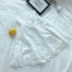 2018 mùa hè mới Hàn Quốc phiên bản với móc hoa ren yếm trong siêu cổ tích lỏng cung búp bê áo sơ mi ao kieu dep Áo ba lỗ