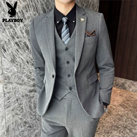 1818 темно -серый [набор из трех -купюр+рубашка+галстук]