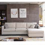 Sofa phòng khách, hiện đại, đơn giản, đa người, kích thước nhỏ, tiết kiệm không gian, vải, kết hợp kích thước lớn