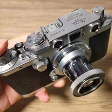Камеры 德国古董1952年莱卡徕卡leicaiiia机械旁轴135胶卷胶片相机机械ok