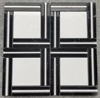 Черно -белый блок