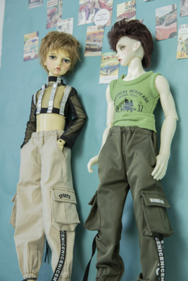 taobao agent [Endless] BJD/MSD4 division of workpieces, street style multi -pocket pocket baby clothing rabbit, bean bean Xiong brother SD baby clothing